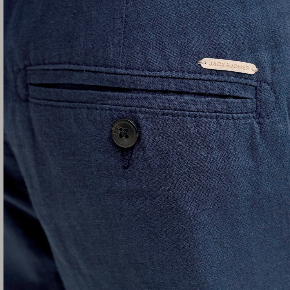 Pantaloni Chino in Lino Tapered Fit Jack Jones 12248604 - Prodotti di Classe