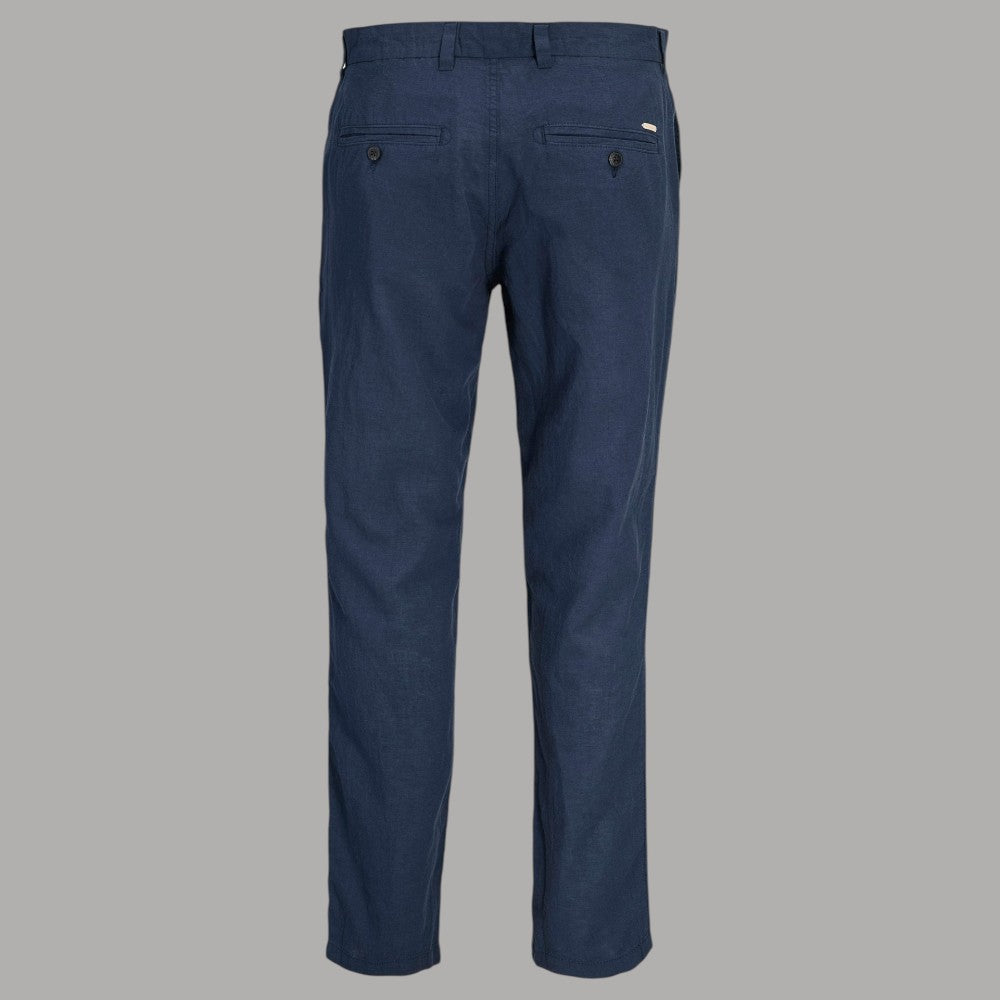Pantaloni Chino in Lino Tapered Fit Jack Jones 12248604 - Prodotti di Classe