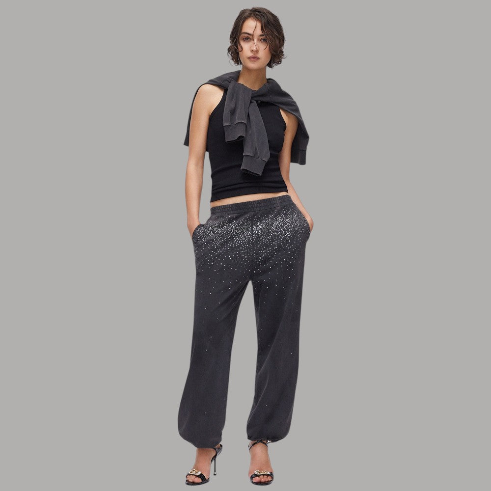 Liu Jo pantaloni in jersey con strass TA6102JS008 - Prodotti di Classe