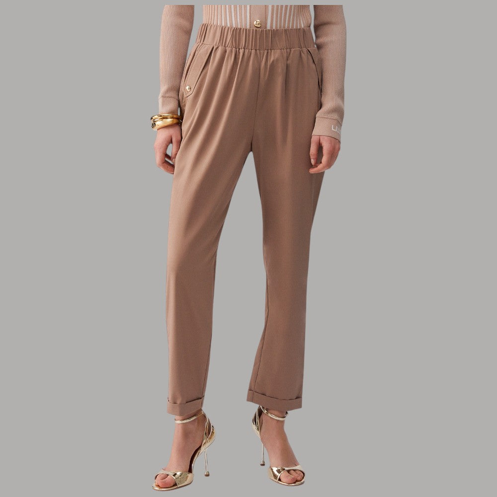 Liu Jo pantaloni slim fit con risvolto TA6255TS922 - Prodotti di Classe