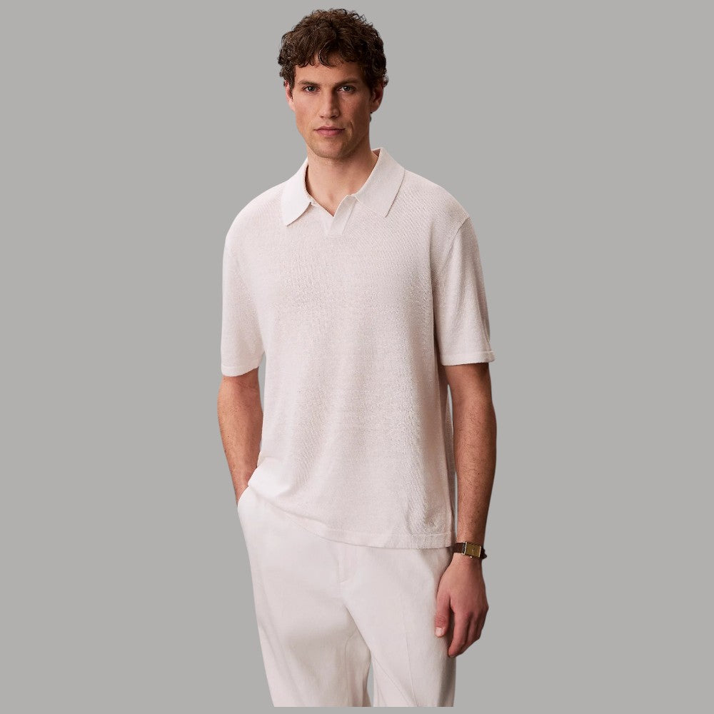 Calvin Klein polo in maglia lino LV04LF313G - Prodotti di Classe