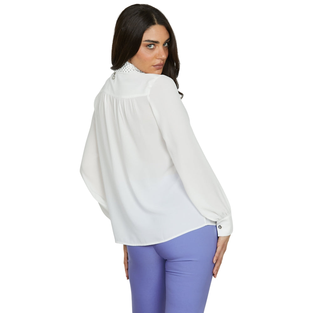 Relish blusa bianca TUCSONAS RDA2503009022 Camicie Relish