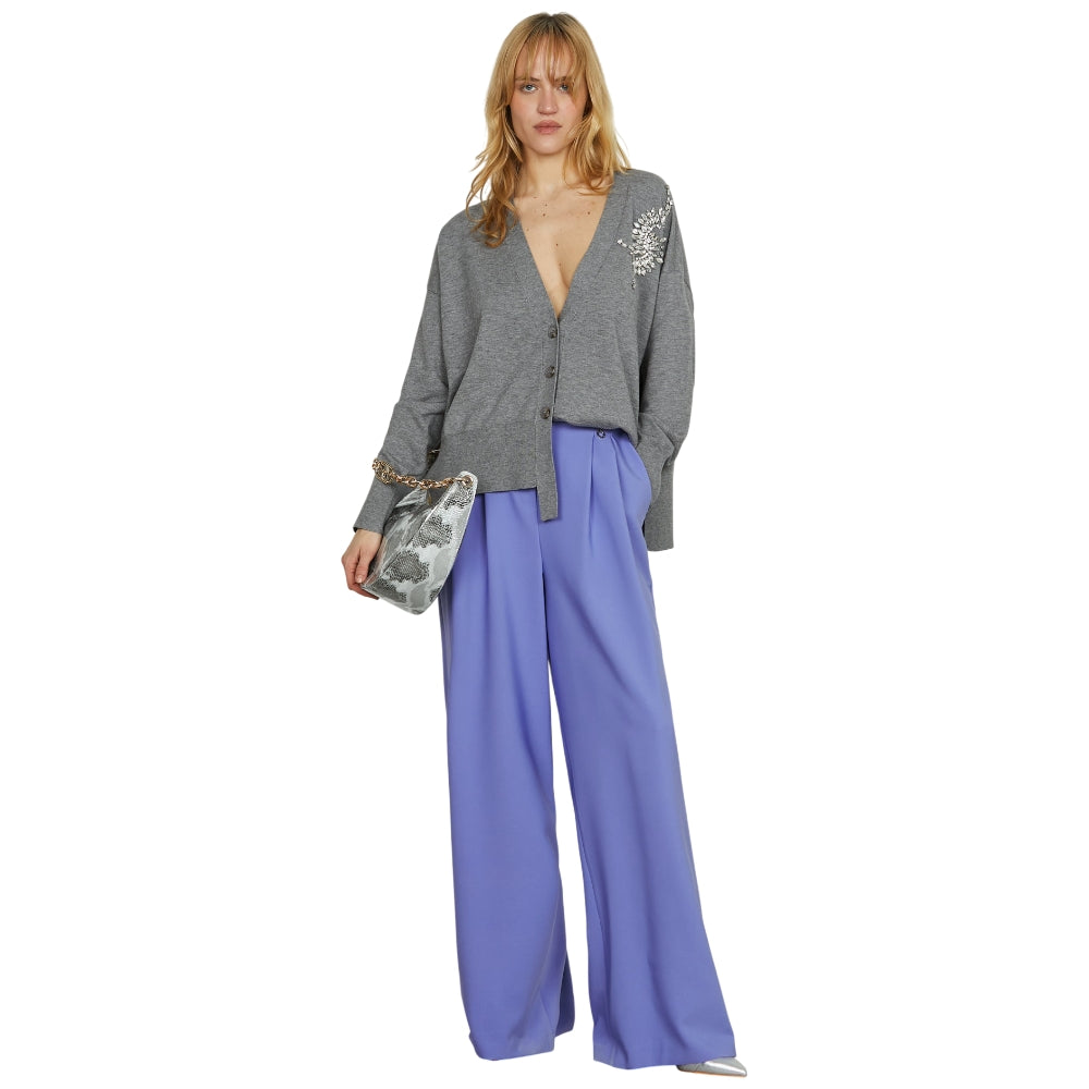 Relish cardigan grigio VENETICO RDA2502605011 Maglieria Relish