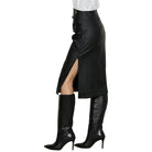 Relish gonna ecopelle longuette nera PARAVI RDA2504299003 Gonne Relish