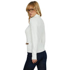 Relish maglia bianca collo alto ALINNIA RDA2502054024 Maglieria Relish