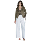 Relish pantalone bianco vita alta Preziosa RDP2507034087 Pantaloni Relish