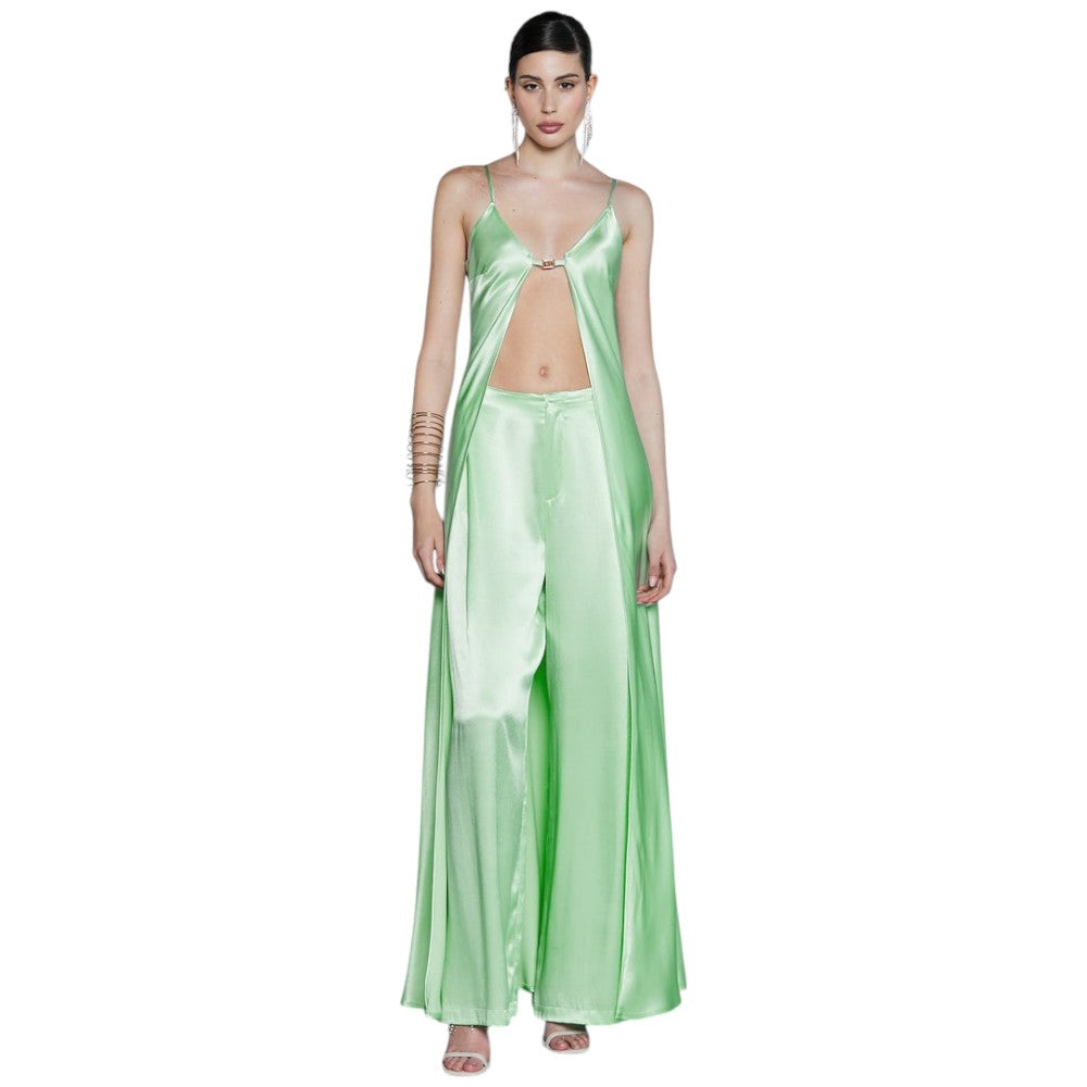 Relish pantaloni palazzo verdi KABBRU RCP2507055014 Pantaloni Relish