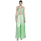 Relish pantaloni palazzo verdi KABBRU RCP2507055014 Pantaloni Relish