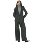 Relish pantaloni vita alta grigio gessato lurex KRIZIA_A RDA2407617054 Pantaloni Relish