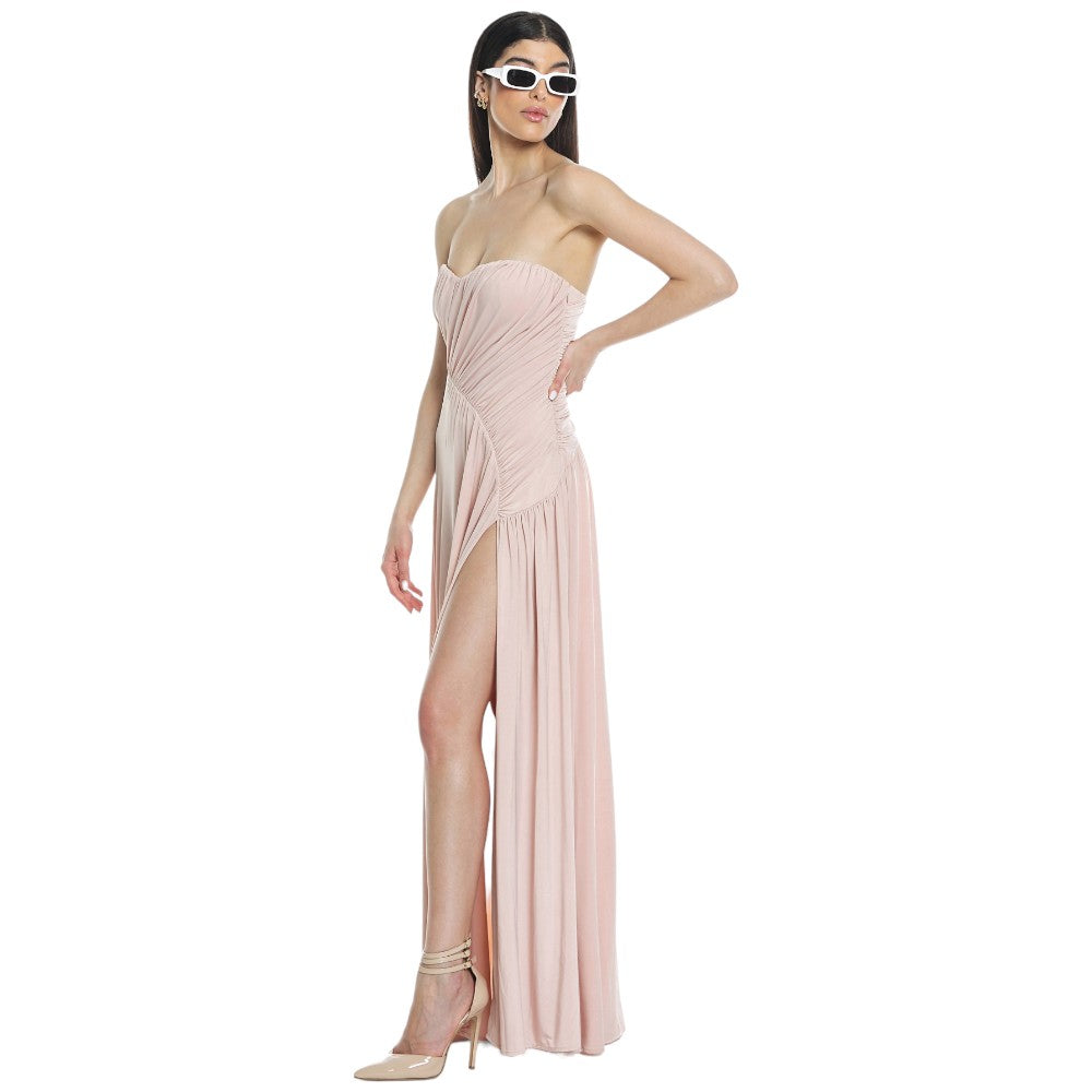 Relish vestito lungo cipria TIGRE RCP2409006012 Vestiti Relish