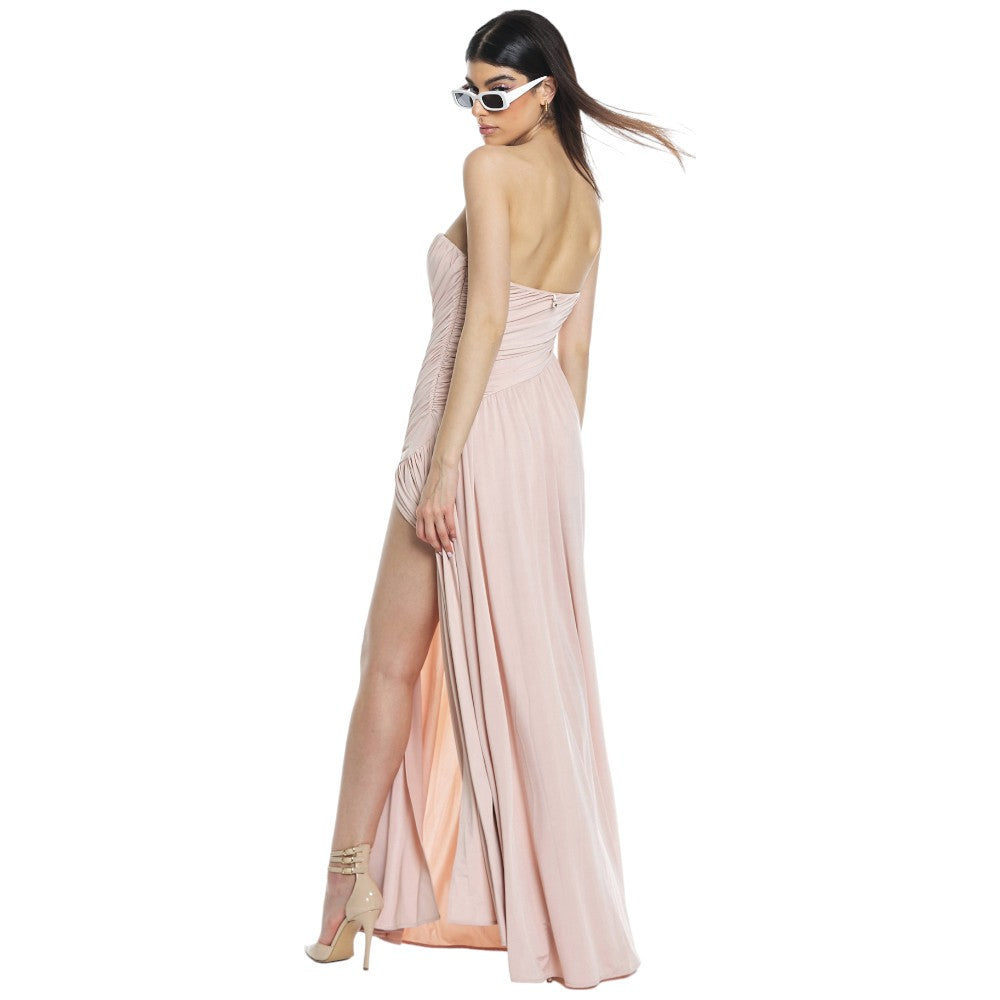 Relish vestito lungo cipria TIGRE RCP2409006012 Vestiti Relish