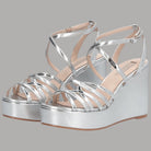 Sandali Liu Jo Argento con Zeppa KANDY, Eleganza e Comfort - Prodotti di Classe