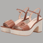 Sandali Liu Jo Pelle Harper: Eleganza con Plateau e Tacco 9 cm - Prodotti di Classe