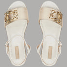 Sandali Oro Platform Donna Liu Jo con Logo e Finiture Metallizzate - Prodotti di Classe