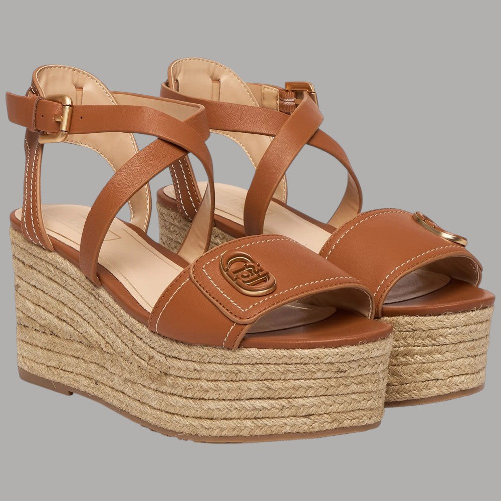 Luiu jo sandalo cuoio con zeppa BALI 01 SA6083P0102 - Prodotti di Classe