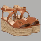 Luiu jo sandalo cuoio con zeppa BALI 01 SA6083P0102 - Prodotti di Classe