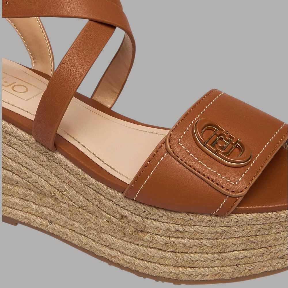Luiu jo sandalo cuoio con zeppa BALI 01 SA6083P0102 - Prodotti di Classe