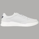 Scarpa uomo Tommy Hilfiger pelle grigio chiaro con dettaglio blu scuro