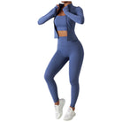 Sei G felpa blu con zip traspirante fitness palestra SEIGS003 Felpe SEI G
