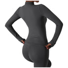 Sei G felpa grigia con zip traspirante fitness palestra SEIGS003 Felpe SEI G