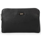 Sei G pochette nera da uomo con lucchetto ID Borselli SEI G