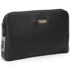 Sei G pochette nera da uomo con lucchetto ID Borselli SEI G