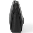 Sei G pochette nera da uomo con lucchetto ID Borselli SEI G