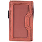 Sei G portacarte in alluminio rosa con tasca elastica Portafogli SEI G