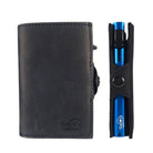 Sei G portacarte safe magnetic royal con custodia in pelle nera Portafogli SEI G