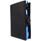 Sei G portacarte safe magnetic royal con custodia in pelle nera Portafogli SEI G