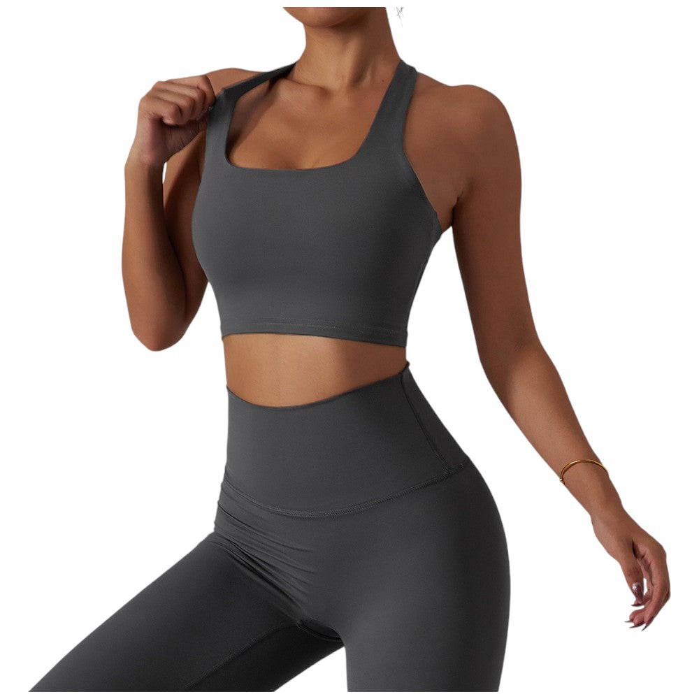 Sei G top grigio traspirante fitness palestra SEIGS002 Top SEI G