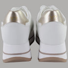 Sneakers Platform YNot Bianca Oro Glitter STELLA - Prodotti di Classe