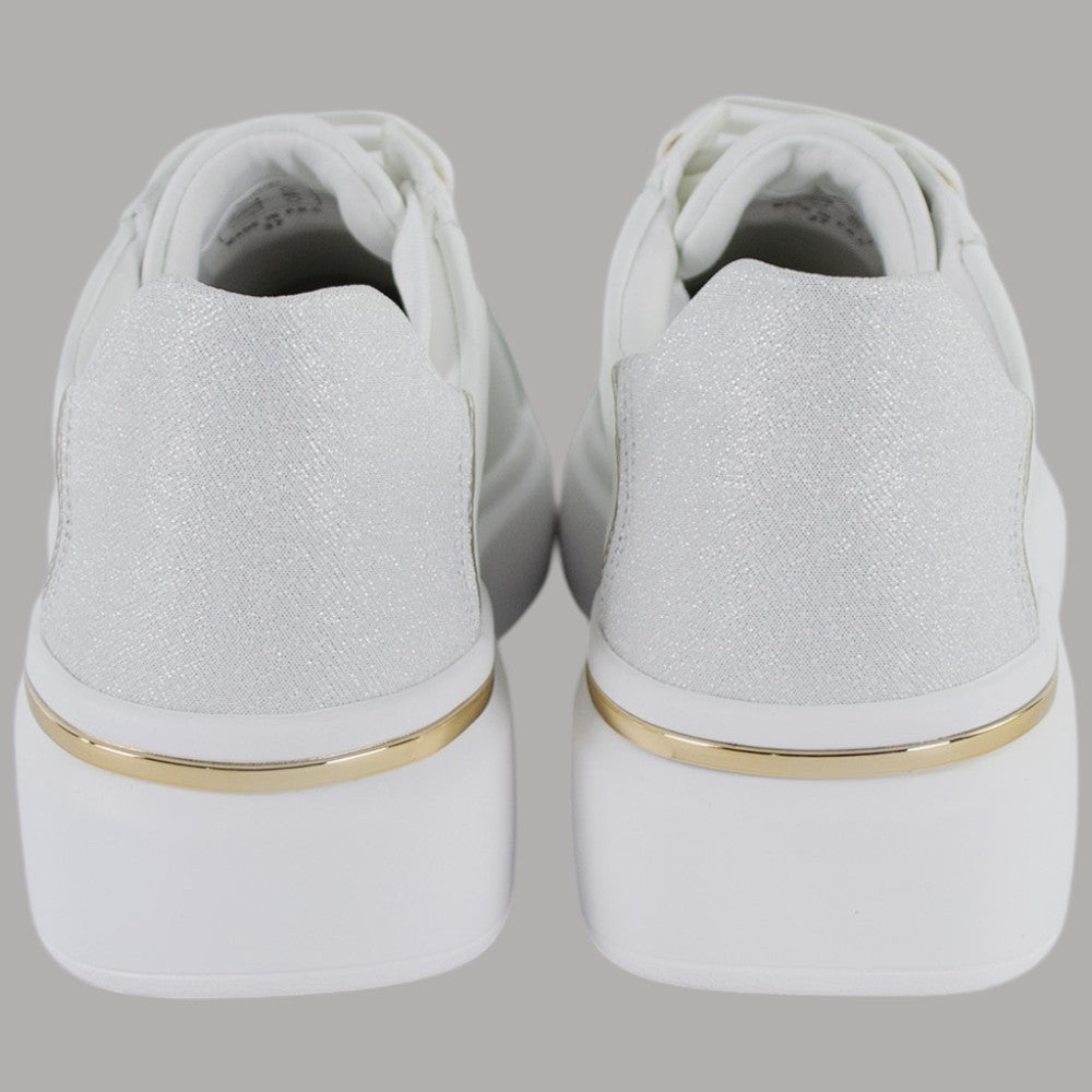 Sneakers Platform YNot GIUSY Bianca Suola Alta - Prodotti di Classe