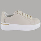 Sneakers Platform YNot GIUSY Sand con Suola Alta e Dettagli Brillanti - Prodotti di Classe