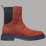 Stivaletti Chelsea da donna Timberland, in pelle rossa con elastico laterale nero