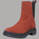 Stivaletti Chelsea da donna Timberland, tomaia rossa con elastico nero e tacco basso