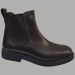 Stivaletto Chelsea ATPICO marrone in pelle con elastici laterali e suola antiscivolo
