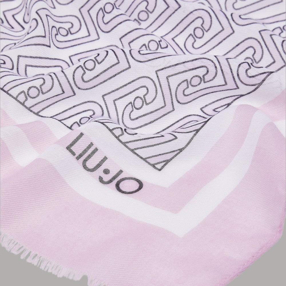 Stola Liu Jo Eleganza Logo All-Over 70x180 cm - Prodotti di Classe