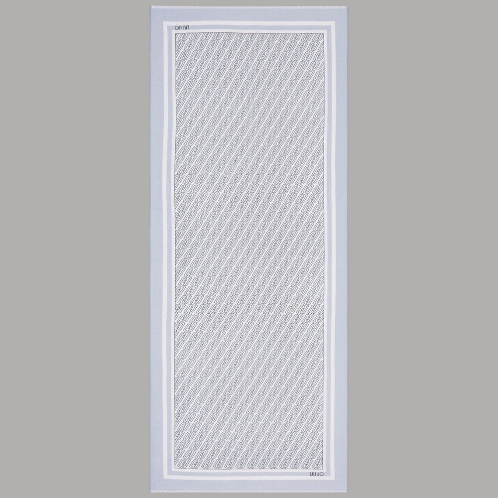Stola Liu Jo Eleganza Logo All-Over 70x180 cm - Prodotti di Classe