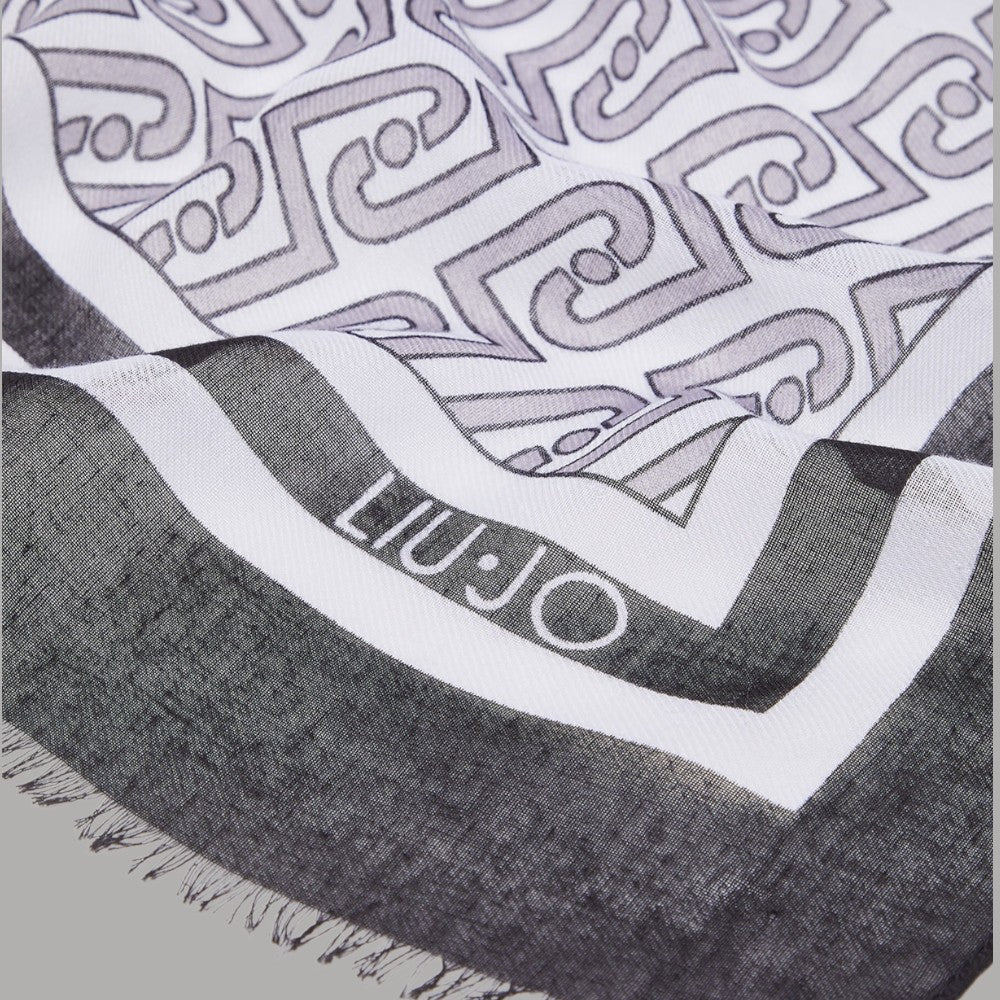 Stola Liu Jo Eleganza Logo All-Over 70x180 cm - Prodotti di Classe