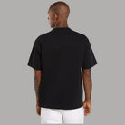 T-shirt Dickies nera vista posteriore con girocollo e logo discreto