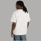 T-shirt Dickies ecru vista posteriore con girocollo e linee pulite