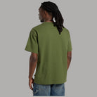 T-shirt Dickies verde oliva con scollo rotondo e maniche corte, vista posteriore