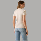 T-shirt Guess in Cotone Boxy con Logo 3D Ricamato - Prodotti di Classe