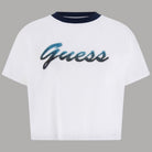 T-shirt Guess Cotone Donna Logo Paillettes Maniche Corte - Prodotti di Classe