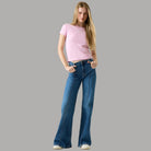 T-shirt Guess GJ Slim Cotone Stretch con Logo Ricamato - Prodotti di Classe