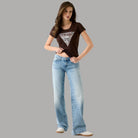 T-shirt Guess Logo Triangolo Zebra Cotone Slim Uomo - Prodotti di Classe