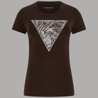 T-shirt Guess Logo Triangolo Zebra Cotone Slim Uomo - Prodotti di Classe