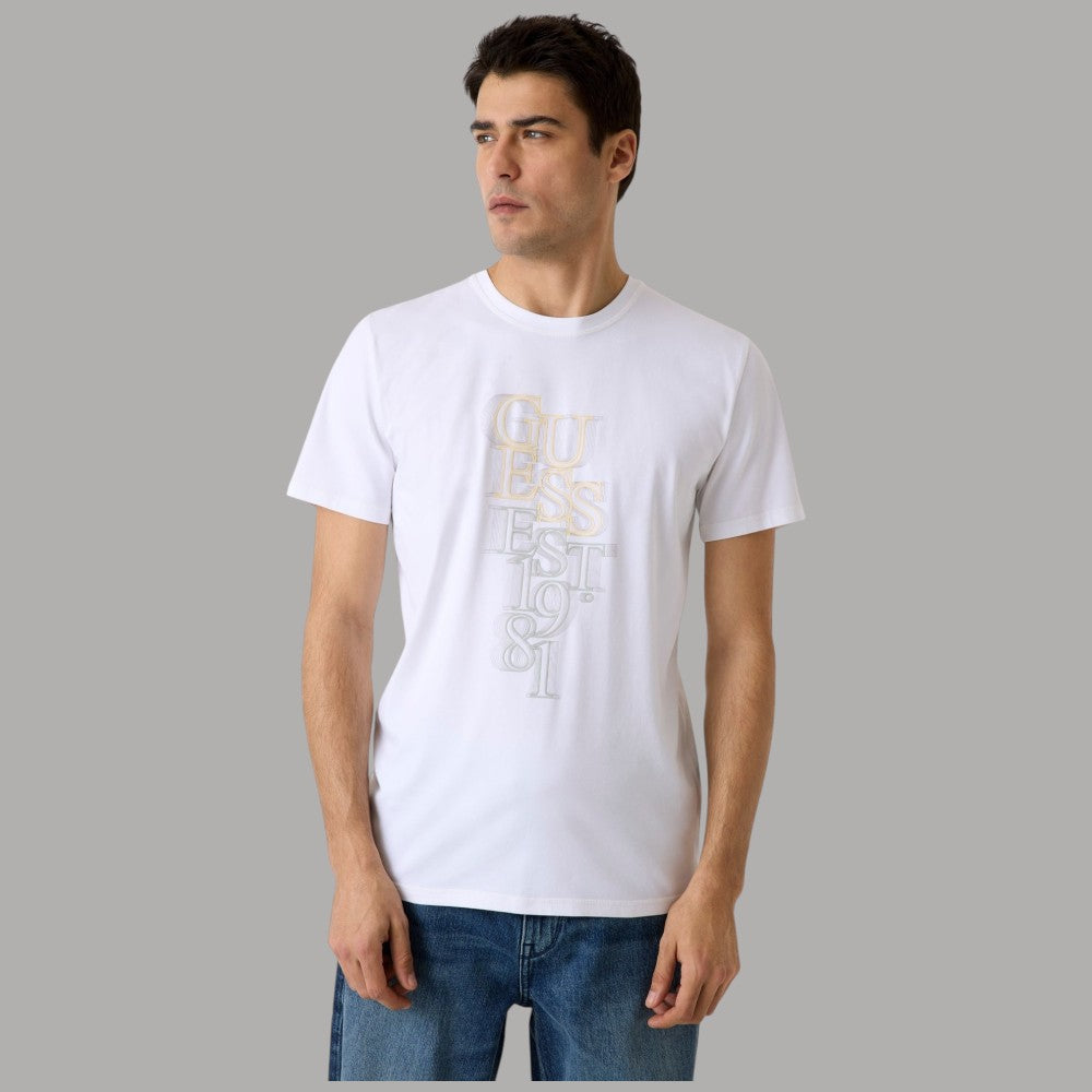 Guess t-shirt slim con logo stampato M6GI10K2991 - Prodotti di Classe