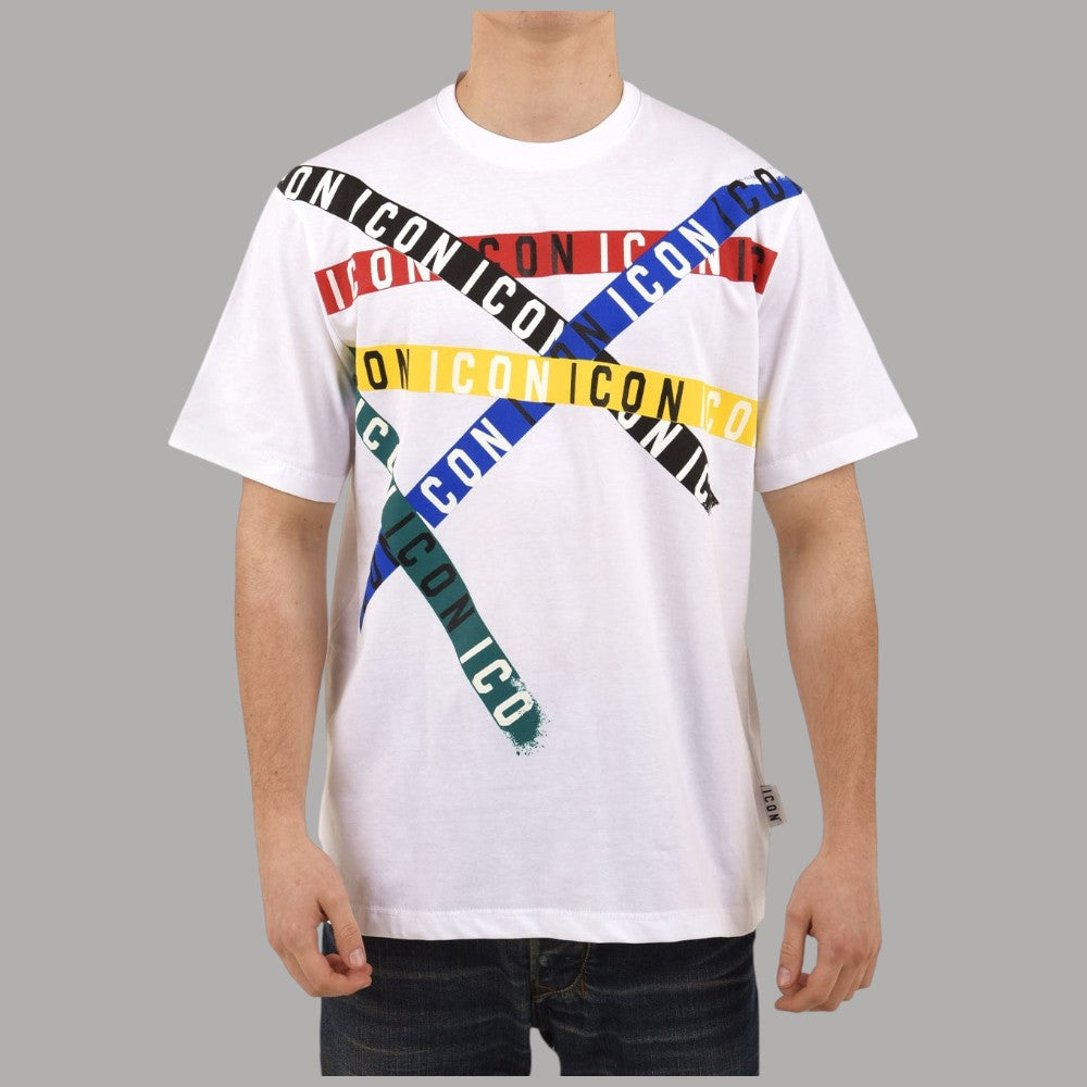 ICON t-shirt stampa intreccio IUT011 - Prodotti di Classe